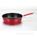 Very popular red color non stick forged deep fry pan